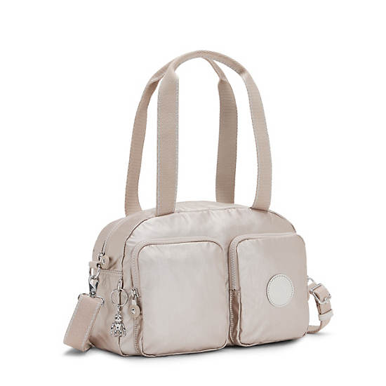 Kipling Cool Defea Metallic Skulderveske Beige | NO 1819NW